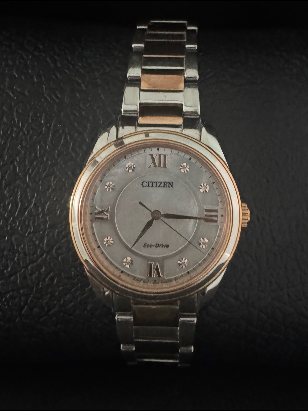 Citizen Eco Drive Two Tone with diamonds